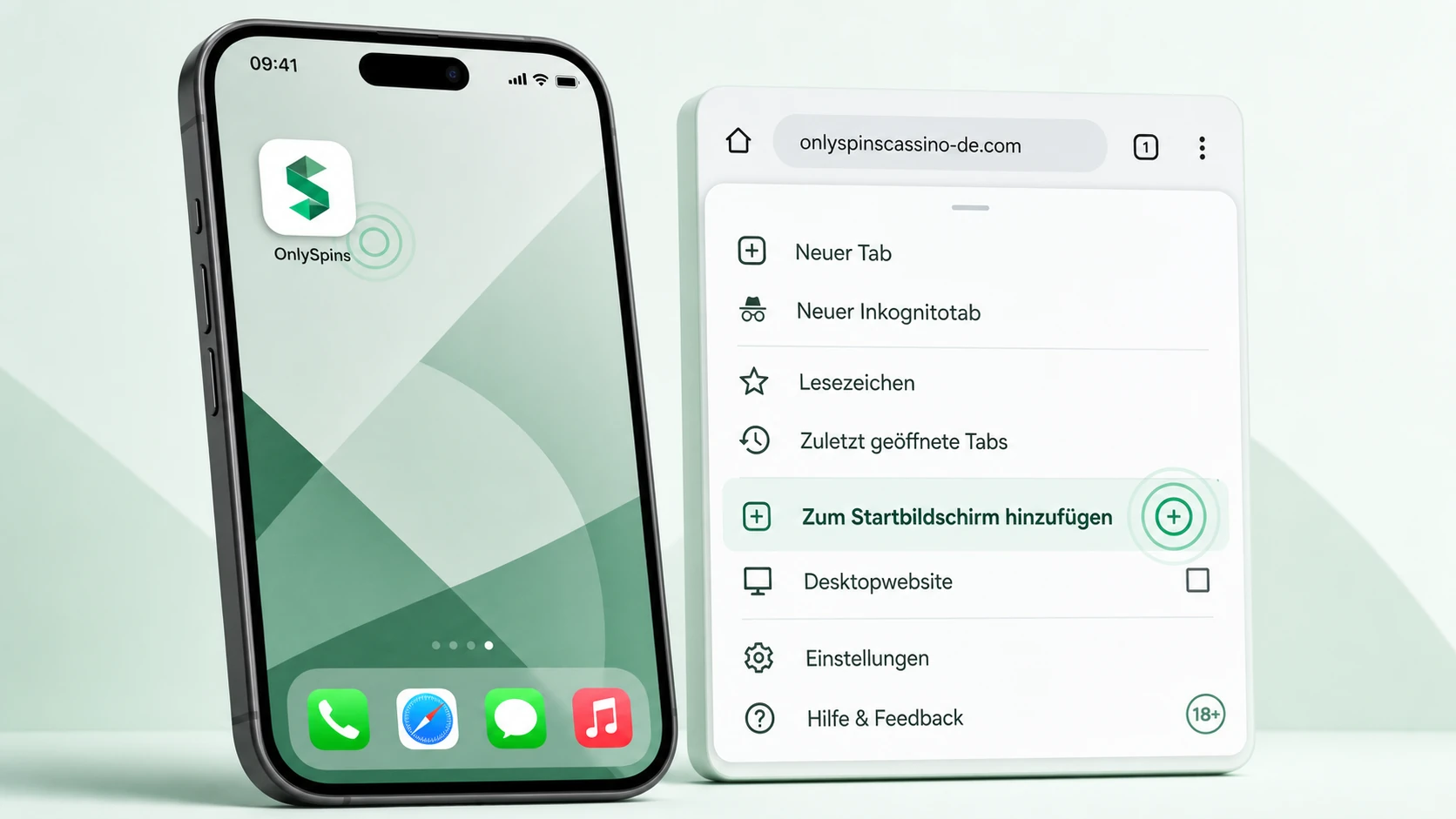 Startbildschirm-Verknüpfung erstellen