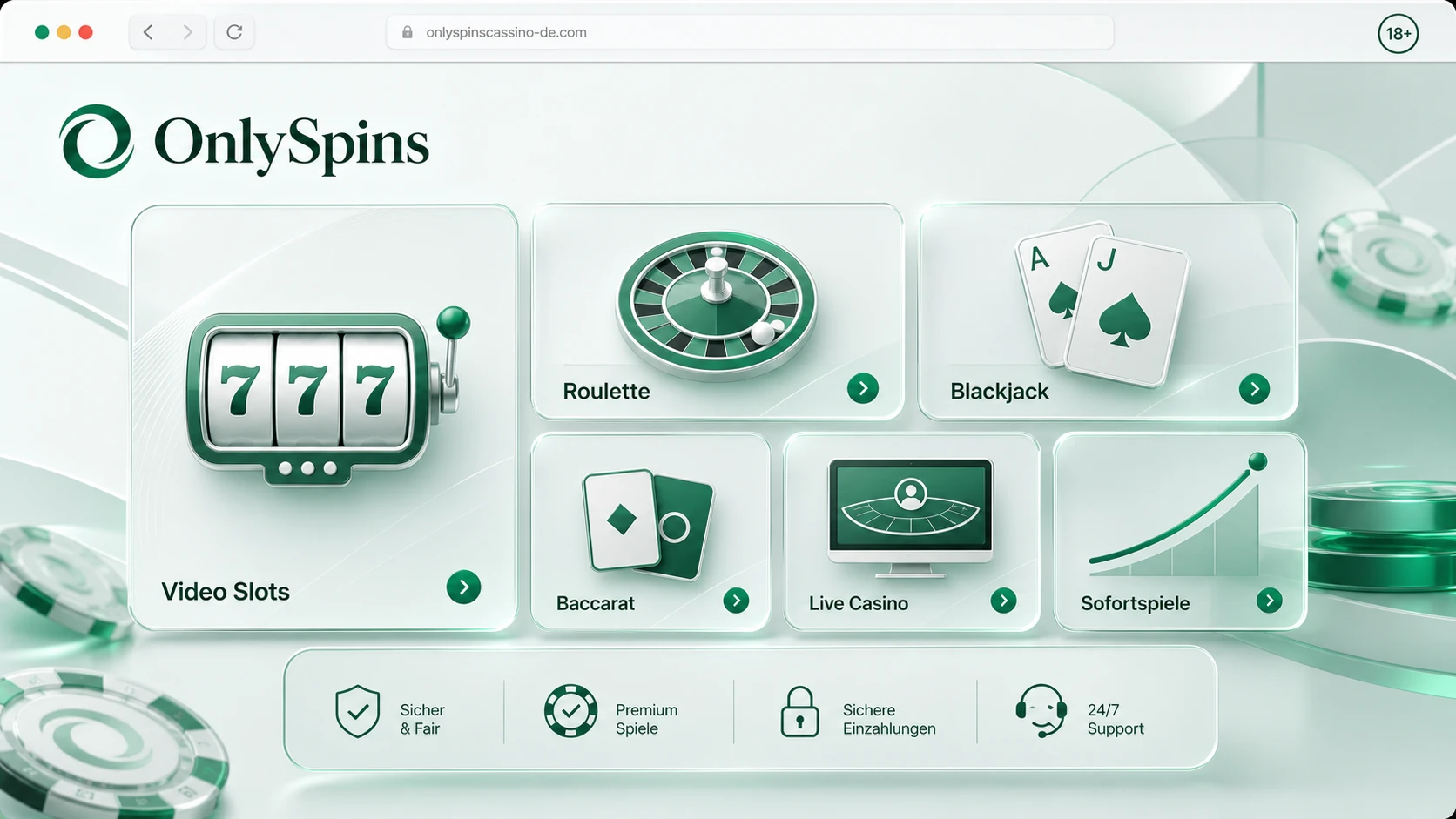 Spiele bei Casino OnlySpins